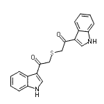 CAS#: 139963-64-7， 2,2'-Sulfanediylbis[1-(1H-Indol-3-Yl)Ethanone]
