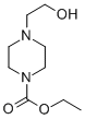 结构式 CAS# 14000-66-9, 4-(2-羟基乙基)-1-哌嗪羧酸乙酯