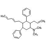 CAS 登录号：14028-83-2， 2-烯丙基-N,N-二甲基-4-[(2E)-2,4-戊二烯-1-基]-3,5-二苯基环己烷胺