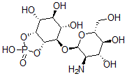 CAS#: 140391-24-8， (3aS,4R,5S,6S,7R,7aR)-2,5,6,7-tetrahydroxy-2-oxidohexahydro-1,3,2-benzodioxaphosphol-4-yl 2-amino-2-deoxy-alpha-D-glucopyranoside