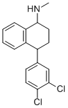 结构式 CAS# 140631-53-4, 4-(3,4-二氯苯基)-1,2,3,4-四氢-N-甲基-1-萘胺