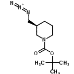 CAS#: 140645-22-3， 2-Methyl-2-Propanyl (3S)-3-(Azidomethyl)-1-Piperidinecarboxylate