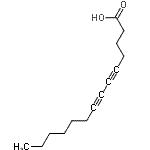 结构式 CAS# 140654-92-8, 5,7-十四碳二炔酸