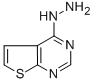 structure of CAS# 14080-58-1, 4-Hydrazinyl-Thieno[2,3-d]Pyrimidine;4-Thieno[3,2-E]Pyrimidinylhydrazine;Zinc00160056;9P-722