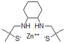 CAS#: 140889-53-8， Zinc 2-Methyl-1-[[2-[(2-Methyl-2-Sulfidopropyl)Amino]Cyclohexyl]Amino]Propane-2-Thiolate