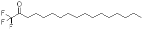 structure of CAS# 141022-99-3, 1,1,1-Trifluoro-2-Heptadecanone;