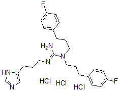 CAS#: 141099-46-9， 1,1-Bis[3-(4-Fluorophenyl)Propyl]-2-[3-(3H-Imidazol-4-Yl)Propyl]Guanidine Trihydrochloride