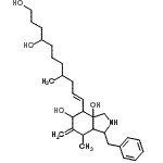 CAS#: 14110-73-7， 1-Benzyl-4-[(1E)-8,11-dihydroxy-4-methyl-1-undecen-1-yl]-7-methyl-6-methyleneoctahydro-3aH-isoindole-3a,5-diol