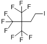 structure of CAS# 14115-45-8, 1,1,1-Trifluoro-4-Iodo-2,2-Bis(Trifluoromethyl)-Butane;4,4,4-TRIFLUORO-3,3-BIS(TRIFLUOROMETHYL)-1-IODOBUTANE;1-IODO-4,4,4-TRIFLUORO-3,3-BIS(TRIFLUOROMETHYL)BUTANE;1,1,1-TRIFLUORO-4-IODO-2,2-BIS(TRIFLUOROMETHYL)BUTANE