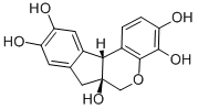 structure of CAS# 1412-19-7, Hematoxylin;Nsc 8662;Spectrum3_000689;Smp1_000072