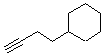 structure of CAS# 141345-08-6, 3-Butyn-1-Ylcyclohexane;4-Cyclohexyl-butyne;But-3-ynyl-cyclohexane
