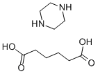 structure of CAS# 142-88-1, Piperazine Adipate;Adipic Acid;Piperazine;Ai3-20824;Adipic Acid, Compd. With Piperazine (1:1) (8Ci)