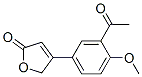 CAS#: 14201-58-2， 4-(3-Acetyl-4-Methoxyphenyl)Furan-2(5H)-One