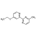 CAS 登录号：142019-58-7， 2-(4-乙氧基-2-吡啶基)-4-甲基嘧啶