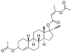 CAS#: 142154-46-9， [(8R,9S,10R,13S,14S)-3-Acetyloxy-17-Ethynyl-13-Methyl-2,3,6,7,8,9,10,11,12,14,15,16-Dodecahydro-1H-Cyclopenta[a]Phenanthren-17-Yl] (Z)-3-Acetyloxybut-2-Enoate