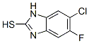 structure of CAS# 142313-30-2, 5-Chloro-6-Fluoro-1,3-Dihydro-2H-Benzimidazole-2-Thione;Zinc00152704;Btb 03700;6-Chloro-5-Fluoro-1H-Benzo[D]Imidazole-2-Thiol