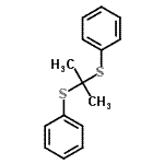 CAS#: 14252-46-1， 1,1'-(2,2-Propanediyldisulfanediyl)Dibenzene