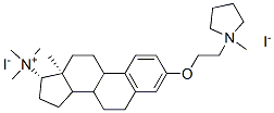 CAS#: 142575-15-3， Trimethyl-[(13S,17S)-13-Methyl-3-[2-(1-Methylpyrrolidin-1-Ium-1-Yl)Ethoxy]-6,7,8,9,11,12,14,15,16,17-Decahydrocyclopenta[a]Phenanthren-17-Yl]Azanium Diiodide
