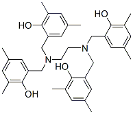 CAS#: 142647-87-8， 2-[[2-[Bis[(2-Hydroxy-3,5-Dimethylphenyl)Methyl]Amino]Ethyl-[(2-Hydroxy-3,5-Dimethylphenyl)Methyl]Amino]Methyl]-4,6-Dimethylphenol