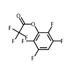 结构式 CAS# 142685-25-4, 2,3,5,6-四氟苯基三氟乙酸盐