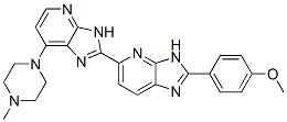 CAS#: 142764-75-8， 2-[2-(4-Methoxyphenyl)-1H-Imidazo[5,4-e]Pyridin-5-Yl]-5-(4-Methylpiperazin-1-Yl)-1H-Imidazo[4,5-b]Pyridine