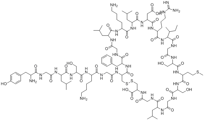 CAS#: 142878-79-3， Tyr0-C-Type Natriuretic Peptide (32-53)