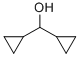 structure of CAS# 14300-33-5, alpha-Cyclopropyl-Cyclopropanemethanol;Zinc02162270;36725_Fluka;Dcpm-Oh