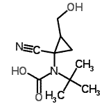 CAS#: 143122-80-9， [1-Cyano-2-(Hydroxymethyl)Cyclopropyl](2-Methyl-2-Propanyl)Carbamic Acid