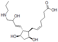 CAS#: 143134-34-3， (Z)-7-[(1R,2R,3R,5S)-3,5-Dihydroxy-2-[(E)-3-Hydroxy-4-Propylaminobut-1-Enyl]Cyclopentyl]Hept-5-Enoic Acid