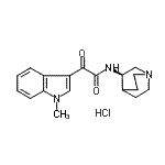 CAS#: 143137-35-3， N-[(3R)-1-Azabicyclo[2.2.2]Oct-3-Yl]-2-(1-Methyl-1H-Indol-3-Yl)-2-Oxoacetamide Hydrochloride (1:1)