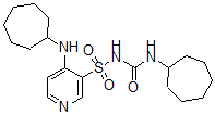 CAS#: 143214-66-8， 1-Cycloheptyl-3-[4-(Cycloheptylamino)Pyridin-3-Yl]Sulfonylurea