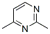 structure of CAS# 14331-54-5, 2,4-Dimethyl-Pyrimidine;Pyrimidine, 2,4-Dimethyl-;Inchi=1/C6h8n2/C1-5-3-4-7-6(2)8-5/H3-4H,1-2H