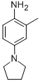 structure of CAS# 143525-69-3, 2-Methyl-4-Pyrrolidin-1-Ylaniline Hydrochloride;2-Methyl-4-Pyrrolidin-1-Yl-Aniline;2-Methyl-4-1-Pyrrolidinylaniline;(2-Methyl-4-Pyrrolidin-1-Yl-Phenyl)Amine