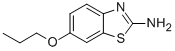 structure of CAS# 14372-64-6, 6-Propoxy-2-Benzothiazolamine;(6-Propoxy-1,3-Benzothiazol-2-Yl)Amine;St5208153;6-Propoxybenzothiazol-2-Amine