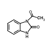 structure of CAS# 14394-91-3, 1-Acetyl-1,3-Dihydro-2H-Benzimidazol-2-One;1-acetyl-1H-benzimidazol-2-ol;1-acetyl-1H-benzo[d]imidazol-2(3H)-one;1H-benzimidazol-2-ol, 1-acetyl-
