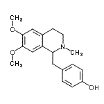 CAS#: 14400-96-5， 4-[(6,7-Dimethoxy-2-Methyl-1,2,3,4-Tetrahydro-1-Isoquinolinyl)Methyl]Phenol