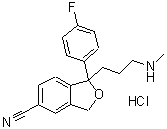 CAS#: 144010-85-5， 1-(4-Fluorophenyl)-1-[3-(Methylamino)Propyl]-1,3-Dihydro-2-Benzofuran-5-Carbonitrile Hydrochloride (1:1)