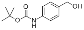 结构式 CAS# 144072-29-7, N-[4-(羟基甲基)苯基]-氨基甲酸叔丁酯