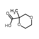 CAS#: 144101-98-4， 2-Methyl-1,4-Dioxane-2-Carboxylic Acid