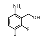 structure of CAS# 144298-16-8, (6-Amino-2,3-Difluorophenyl)Methanol