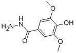 structure of CAS# 1443-76-1, 3,5-Dimethoxy-4-Hydroxybenzhydrazide;4-Hydroxy-3,5-Dimethoxy-Benzohydrazide;Zinc00156258