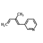 CAS#: 144343-91-9， 3-[(1E)-2-Methyl-1,3-Butadien-1-Yl]Pyridine