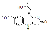 CAS#: 144398-02-7， 5-[(E)-3-Hydroxybut-1-Enyl]-4-[[4-(Methoxymethyl)Phenyl]Amino]Oxolan-2-One