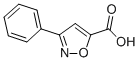 structure of CAS# 14442-12-7, 3-Phenyl-5-Isoxazolecarboxylic Acid;3-Phenylisoxazole-5-Carboxylate;3-Phenyl-5-Isoxazolecarboxylate;Zinc00167630