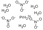 structure of CAS# 14483-17-1, Nitric Acid Praseodymium Salt Pentahydrate;Nitric Acid, Praseodymium(3+) Salt, Pentahydrate;Praseodymium Trinitrate Pentahydrate