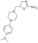 CAS#: 144881-38-9， 5-[[4-(4-Dimethylaminophenyl)Piperazin-1-Yl]Methyl]-4,5-Dihydro-1,3-Oxazol-2-Amine