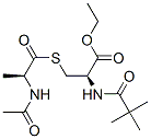 CAS#: 144965-09-3， Ethyl 3-(2-Acetamidopropanoylsulfanyl)-2-(2,2-Dimethylpropanoylamino)Propanoate