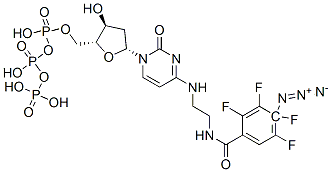 CAS#: 145278-12-2， [(2R,3S,5R)-5-[4-[2-[(4-Azido-2,3,5,6-Tetrafluorobenzoyl)Amino]Ethylamino]-2-Oxopyrimidin-1-Yl]-3-Hydroxyoxolan-2-Yl]Methyl (Hydroxy-Phosphonooxyphosphoryl) Hydrogen Phosphate