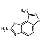 CAS#: 14534-56-6， 8-Methylthieno[2,3-g][1,3]Benzothiazol-2-Amine