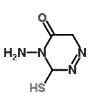CAS#: 145609-55-8， 4-Amino-3-Sulfanyl-3,6-Dihydro-1,2,4-Triazin-5(4H)-One